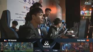 WESG  Grand Final  TNC vs Keen Gaming - Game 1  Philippines vs China - Game 1 