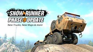 Snowrunner Phase 9 Update New Trucks New Maps & Year Pass 3