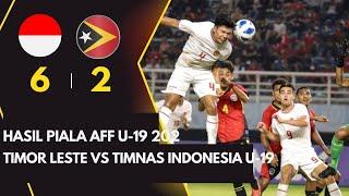Hasil Piala AFF U-19 2024 Hajar Timor Leste 6-2 Timnas Indonesia U-19 Lolos ke Semifinal