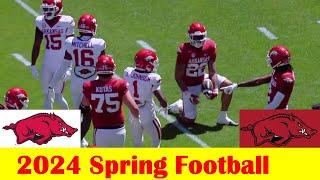 Team White vs Team Red 2024 Arkansas Football Spring Game