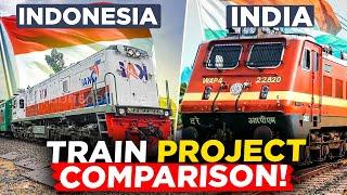 Railway Giants India vs. Indonesia Train Projects Comparison  Infrastructure Insights