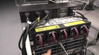 Powering up the HP C7000 blade enclosure PWJ45