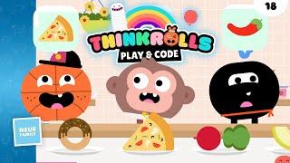 Feed hungry Rollsters in Thinkrolls Play & Code
