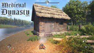 NEW Medieval Colony Survival Game really good - Medieval Dynasty Gameplay - Part 1