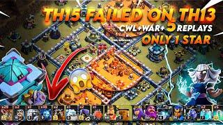 TH13 ONLY 1 STAR STRONGEST BASE WITH REPLAYS  ANTI 2 STAR BASE  COC