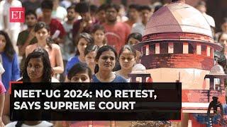 NEET UG 2024 SC refuses to cancel NEET result says data doesnt show systemic leak