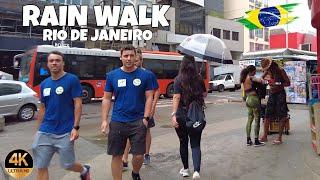 【4K】  COPACABANA Rio de Janeiro Brasil • Rain Walk 