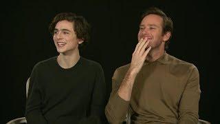 Armie Hammer & Timothée Chalamet cute moments Part 1