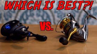 SPINNING vs. BAITCASTING Reels - DON’T Choose the Wrong One