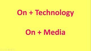 On + Technology  On + Media - On as a Preposition of Place #gceol #gceal #ielts #spokenenglish