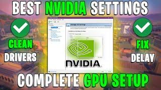  NVIDIA CONTROL PANEL BEST SETTINGS TO BOOST FPS FOR GAMING in 2023  COMPLETE GPU SETUP ️