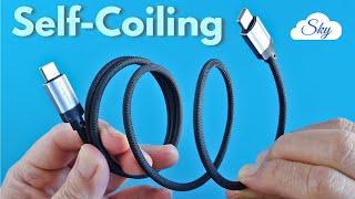 Impressive self-coiling USB-C cable from Magtame