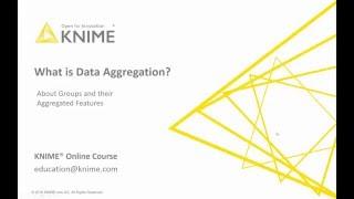 Whats data aggregation?