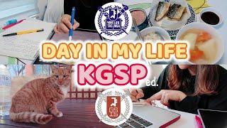 Day in my life as a KGSP student online lectures + cooking + studying + cats GKS 2021