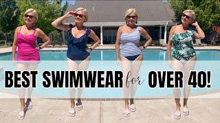 BEST SWIMWEAR for WOMEN OVER 40  Amazon Swimsuit Haul 2023