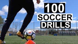 100 Individual Soccer Training Drills  soccer drills to do by yourself