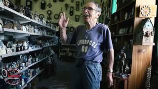 Bill and his clock collection  Local Focus
