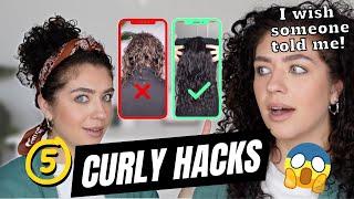 5 CURLY HAIR HACKS  I wish I knew sooner