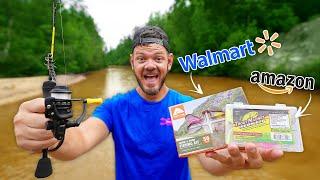 1v1 Walmart vs Amazon Creek Fishing Kit