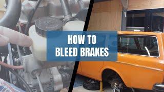 Brake Fluid Change - Volvo 145