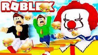 ROBLOX ESCAPE MCDONALDS OBBY WITH MY LITTLE BROTHER