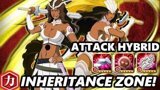 Bleach Brave Souls Mila Rose Attack Hybrid vs Power Inheritance Zone