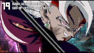 What-If 19 MOVIE God of Destruction Beerus VS Baby Vegito Black Goku Black  Baby Vegeta Fusion.