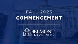 Fall 2023 Commencement