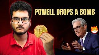 Powell Drops a BOMB Bitcoin Goes down  Crypto Market Updates