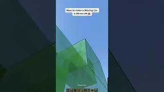 Minecraft Moving Car Сredit Tortik #shorts