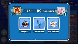 Angry Birds Friends. Star Cup Brawl SAF vs momowada. Passage from Sergey Fetisov