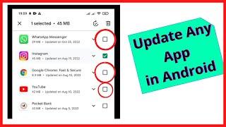update application in android to version latest #2023