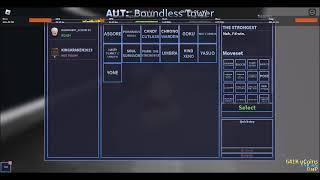 Tutorial On How To Start In Gamemodes Boundless Tower In AUT