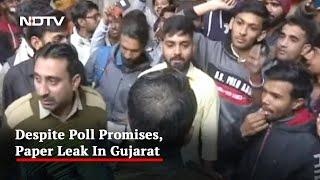 Gujarat Junior Clerk Exam Cancelled After Paper Leak 1 Suspect Detained