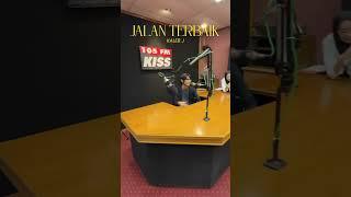 Kaleb J media visit at Kiss FM Medan #jalanterbaik