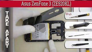 Как разобрать  Asus ZenFone 3 ZE520KL Разборка и ремонт