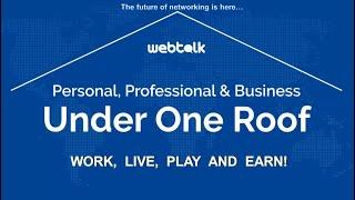 WEBTALK  All-In-One Personal Professional & Business Networking