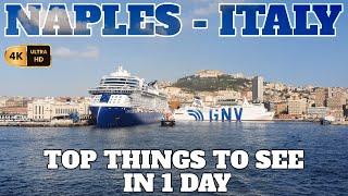 NAPLES  NAPOLI- ITALY - WHAT TO SEE IN 1 DAY - TRAVEL GUIDE - 4K - 2023