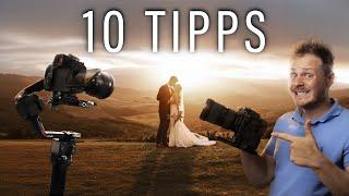 10 Geheimtipps für UNGLAUBLICHE Hochzeitsvideos