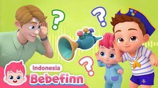 Dengar apa yang kamu dengar? Tebak Suaranya  Lagu Anak Indonesia  Bebefinn Bahasa Indonesia