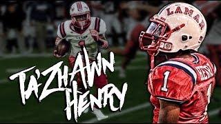 Tazhawn Henry Football Highlights  Lamar High School Houston TX