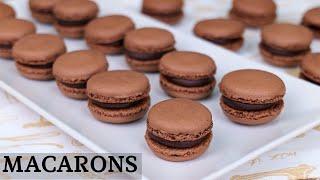 MACARONS DE CHOCOLATE  todos los trucos y consejos para no fallar