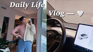daily life vlog  driving my new car losing my wallet cafe work sessions