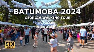 BATUMOBA 2024 Batumi Georgia walking tour 4K 60 FPS