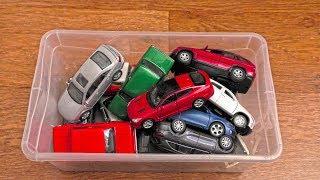 Box of Various Cars