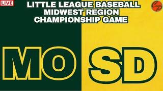 LITTLE LEAGUE BASEBALL MIDWEST REGION CHAMPIONSHIP MISSOURI vs SOUTH DAKOTA LIVE GAME CAST