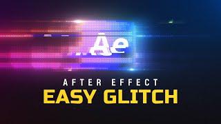 After Effects Easy Glitch TUTORIAL l 쉬운 글리치 이펙트 Include project files