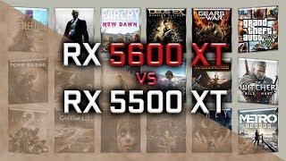 RX 5600 XT vs RX 5500 XT Benchmarks  59 tests