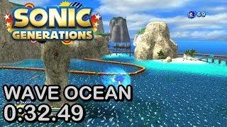 Sonic Generations mod Wave Ocean Speed Run w skills - 032.49