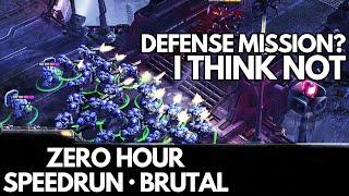 StarCraft 2 WoL - Mission 3 Zero Hour - Speedrun Brutal